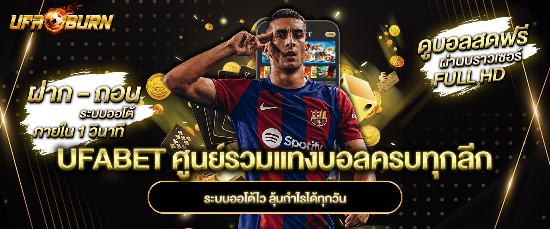 UFABET ศูนย์รวมแทงบอลครบทุกลีก ระบบออโต้ไว ลุ้นกำไรได้ทุกวัน